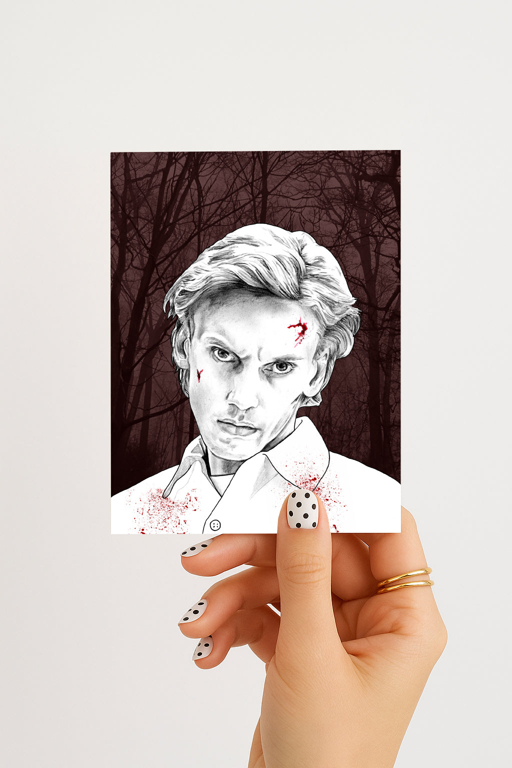 Number 1//Stranger Things A6 Card